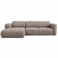 Hoekbank Riva Bruin Chaise Longue Links