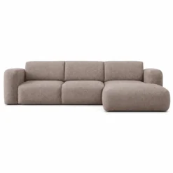 Hoekbank Riva Bruin Chaise Longue Rechts