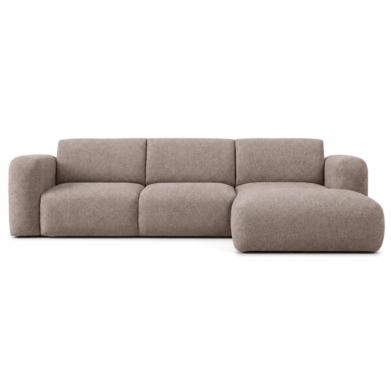 Hoekbank Riva Bruin Chaise Longue Rechts