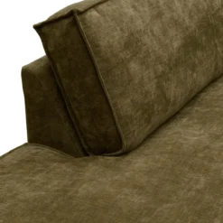 Hoekbank Segment met hockers be cotton green links