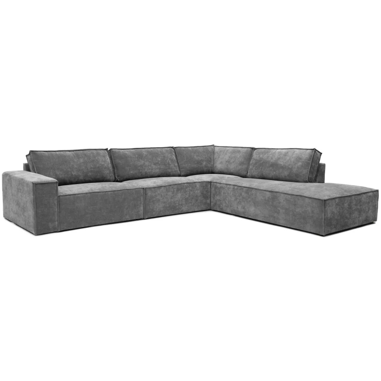 Hoekbank Segment rechts be cotton grey