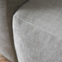 Hoekbank Silvano lichtgrijs chaise longue rechts
