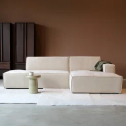 Hoekbank Sorello beige chaise longue rechts