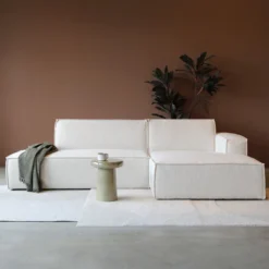 Hoekbank Sorello off-white chaise longue rechts