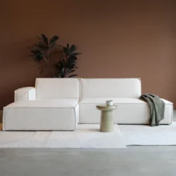 Hoekbank Sorello off-white chaise longue links