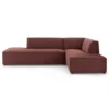 Hoekbank Stuart teddy blush rechts