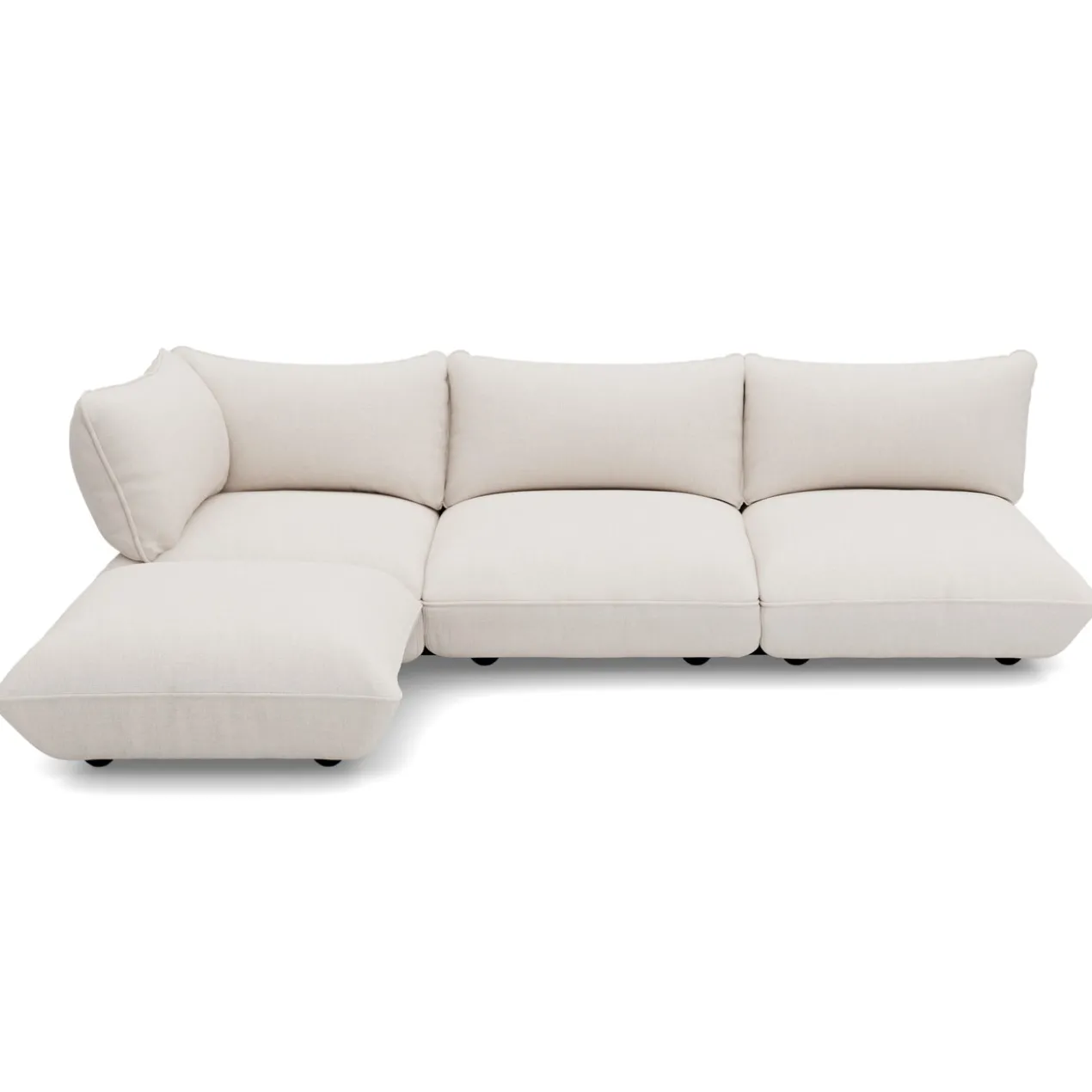 Hoekbank Sumo boucle recycled creme