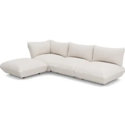 Hoekbank Sumo boucle recycled creme