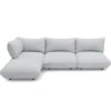Hoekbank Sumo boucle recycled grey melange