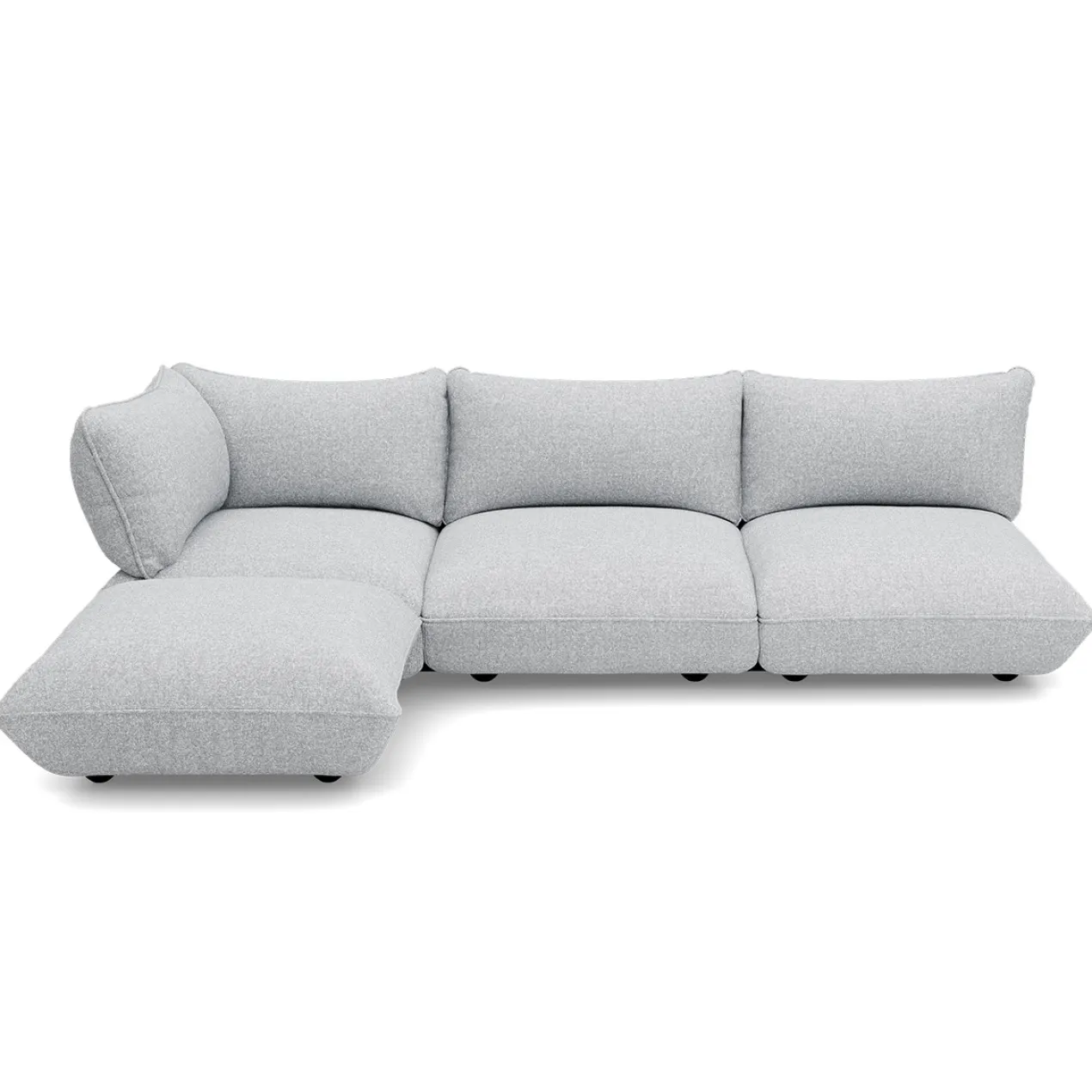 Hoekbank Sumo boucle recycled grey melange