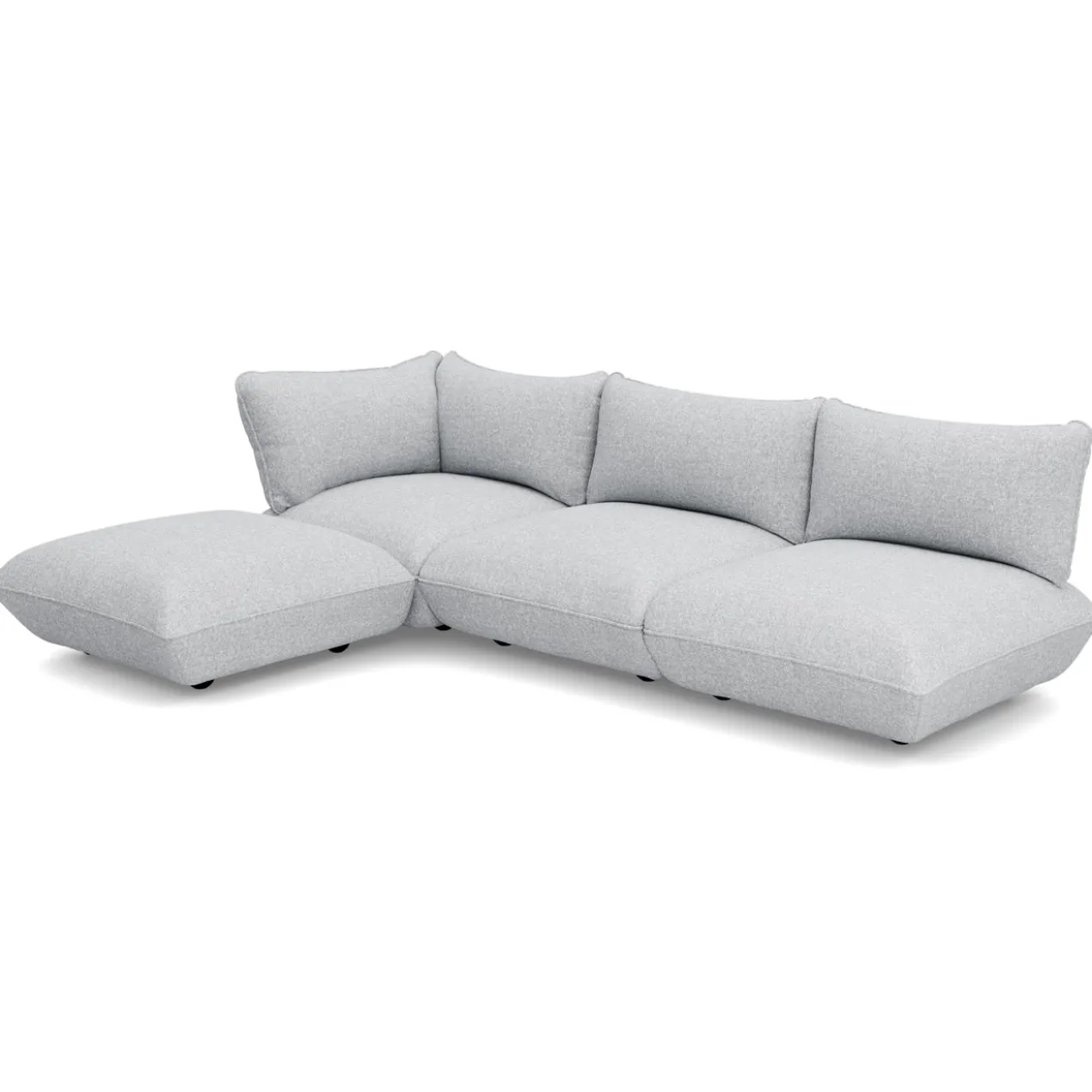 Hoekbank Sumo boucle recycled grey melange