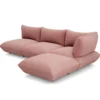 Hoekbank Sumo rechts cord recycled soft pink