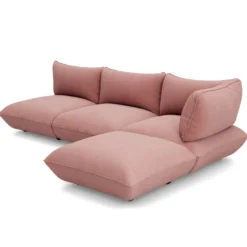 Hoekbank Sumo rechts cord recycled soft pink