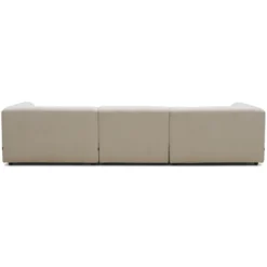 Hoekbank Vint links corduroy rib cream