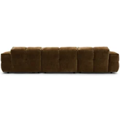 Hoekbank XL Fender be straight brown rechts