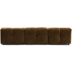 Hoekbank XL Fender be straight brown zonder arm links