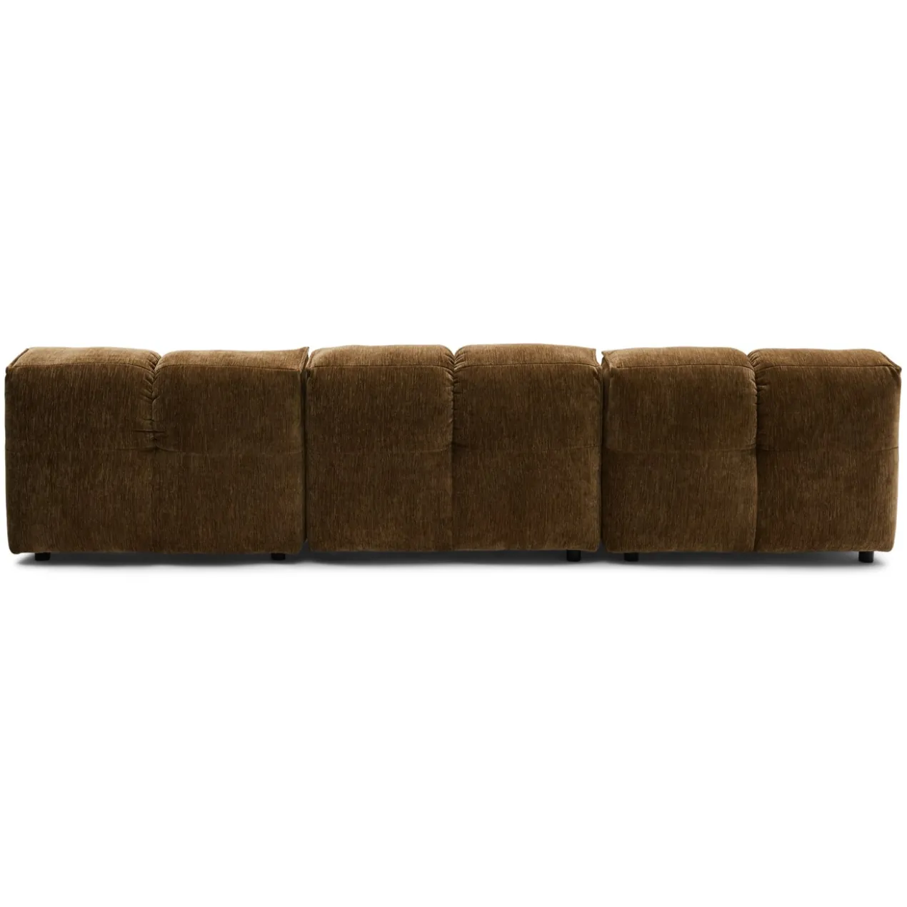Hoekbank XL Fender be straight brown zonder arm links