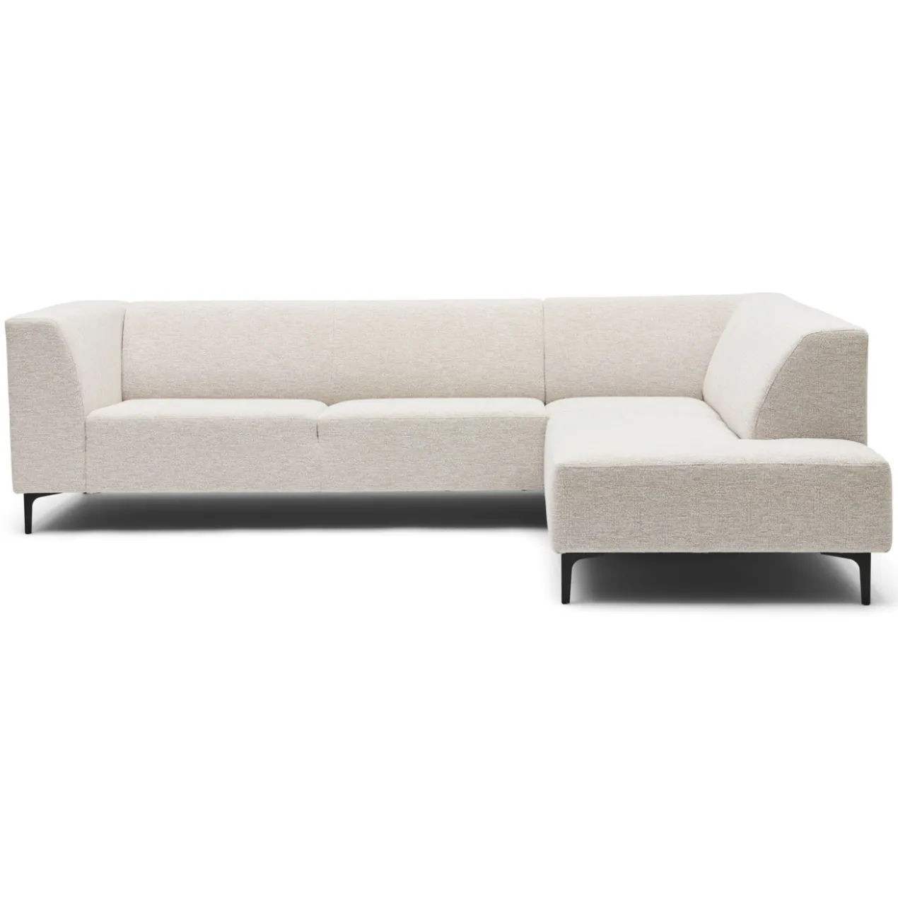Hoekbank Zipp beige melange rechts