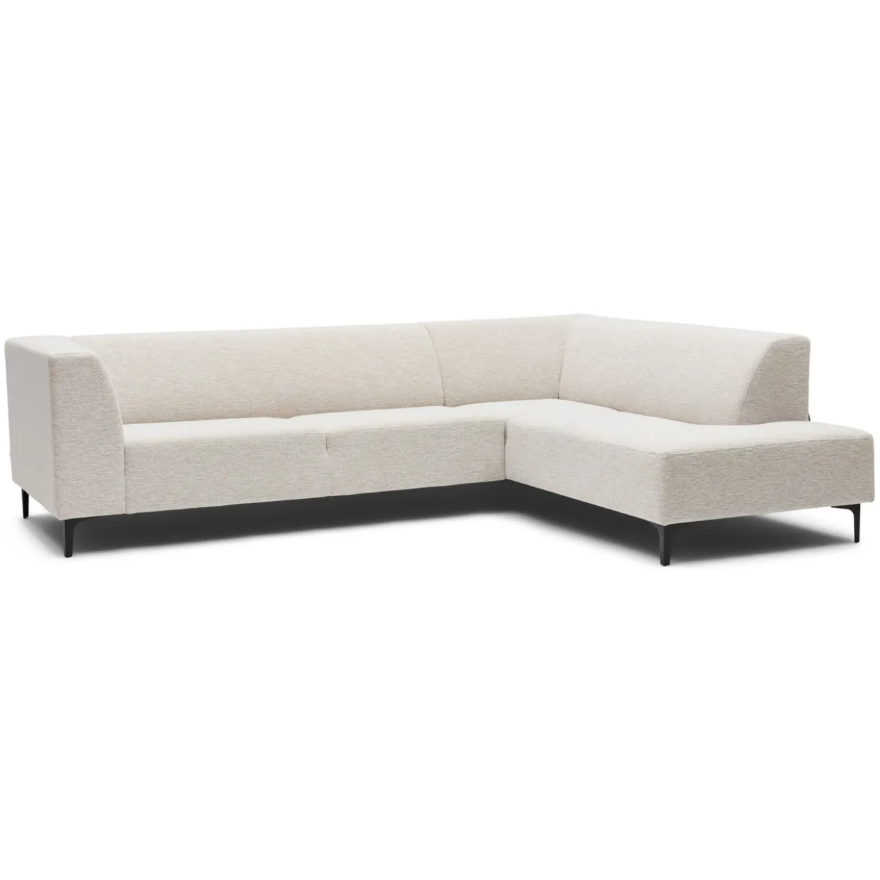 Hoekbank Zipp beige melange rechts
