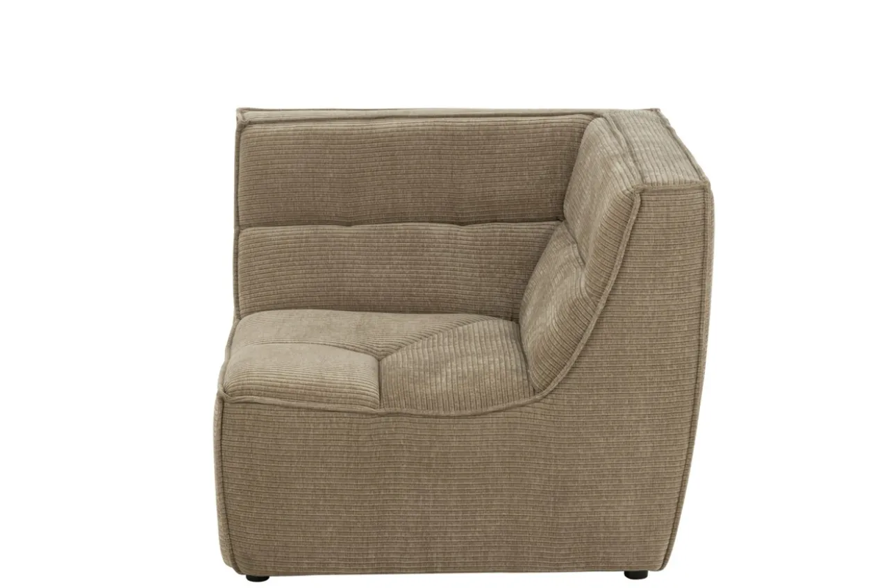 Hoekelement Grid Taupe