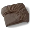 Hoeslaken Cotton 160x200+35 cm dark brown