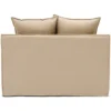 Hoes voor loveseat Alina shadow linen