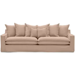 Hoes voor 4-zitsbank Alina shadow linen