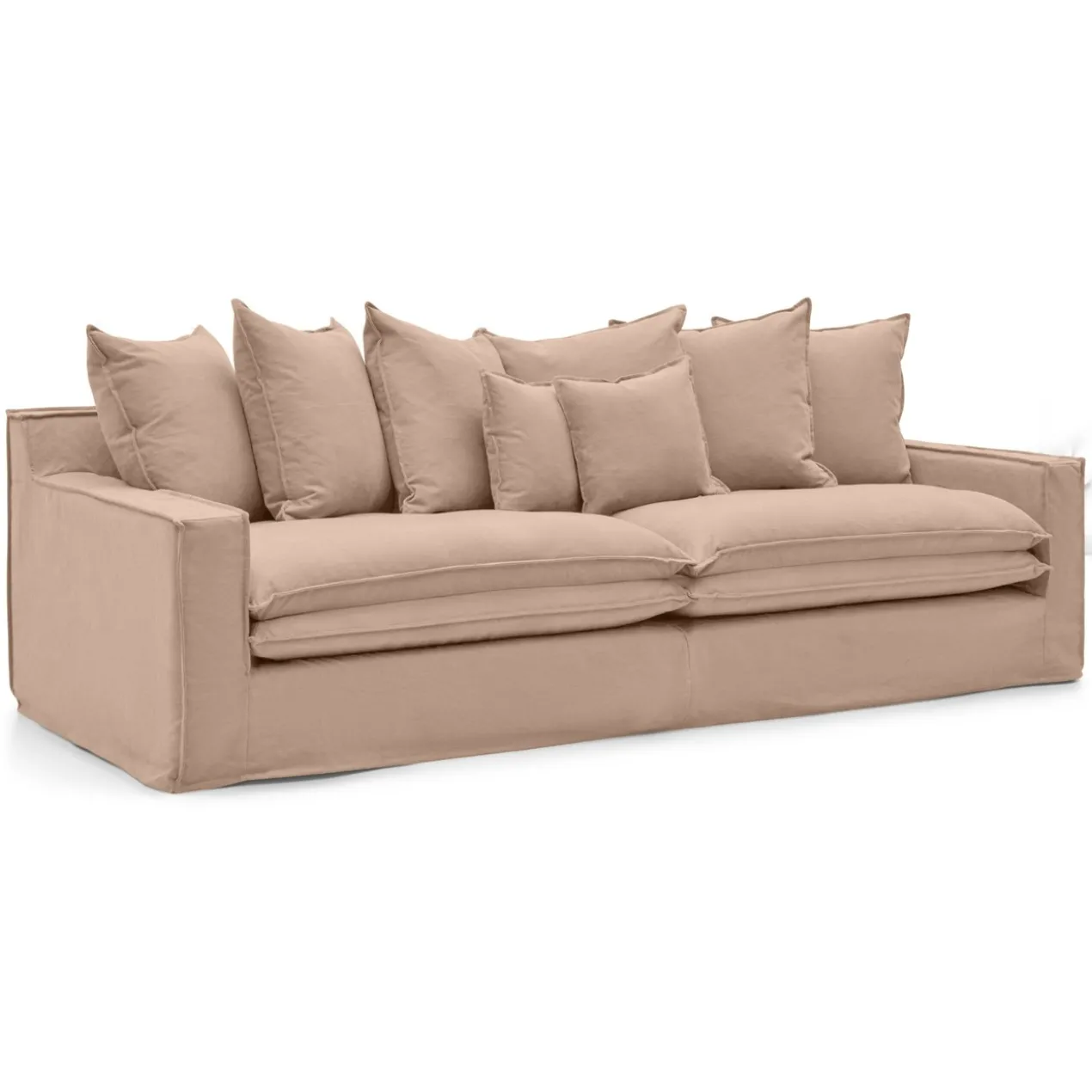 Hoes voor 4-zitsbank Alina shadow linen