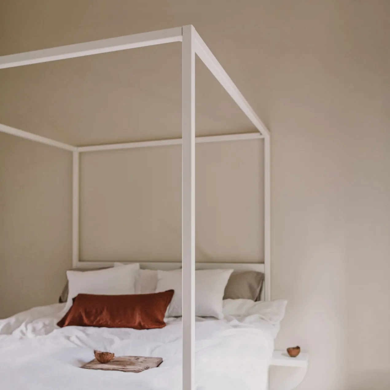 Hoofdbord voor bedframe °02 180 cm | Wit