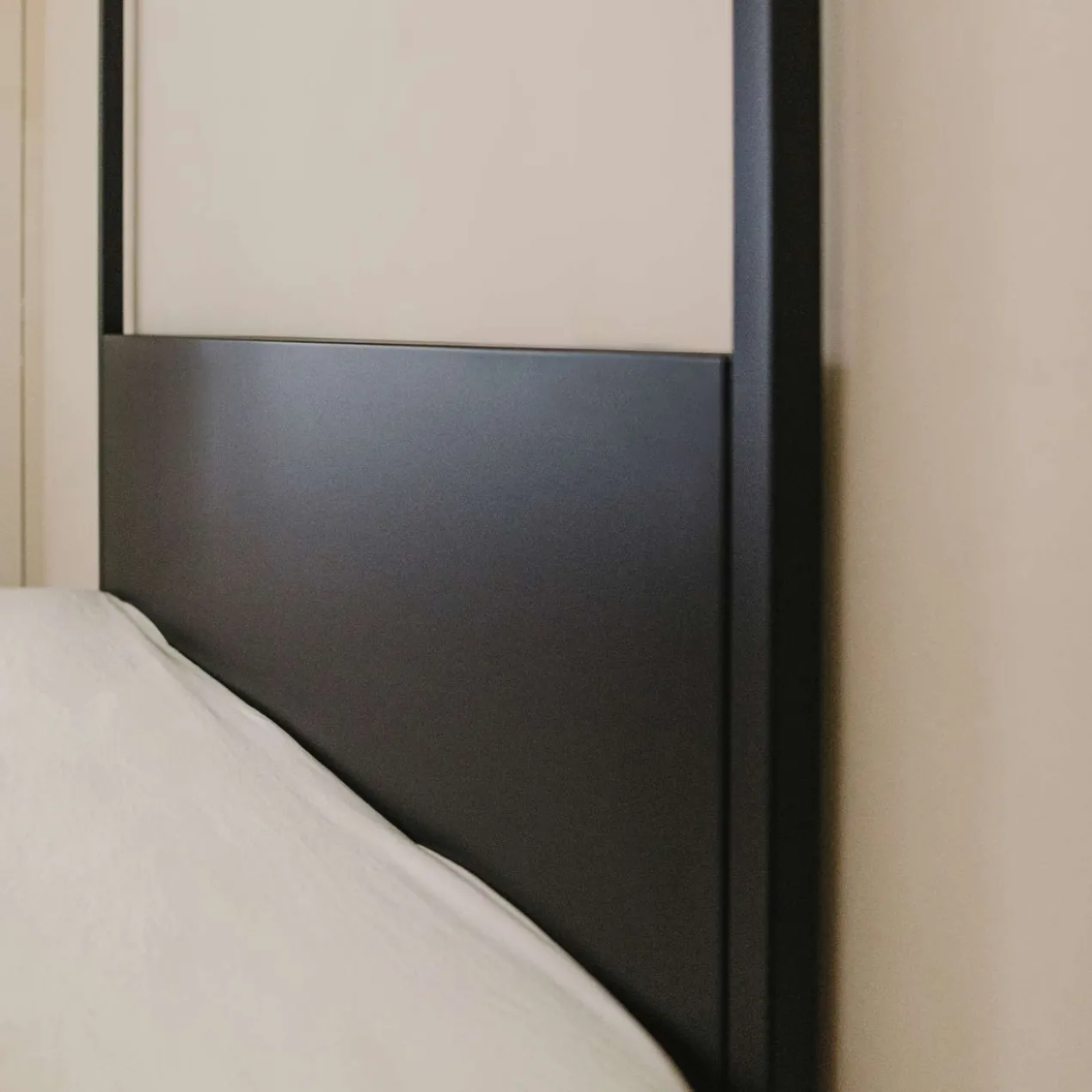 Hoofdbord voor bedframe °02 160 cm | Zwart