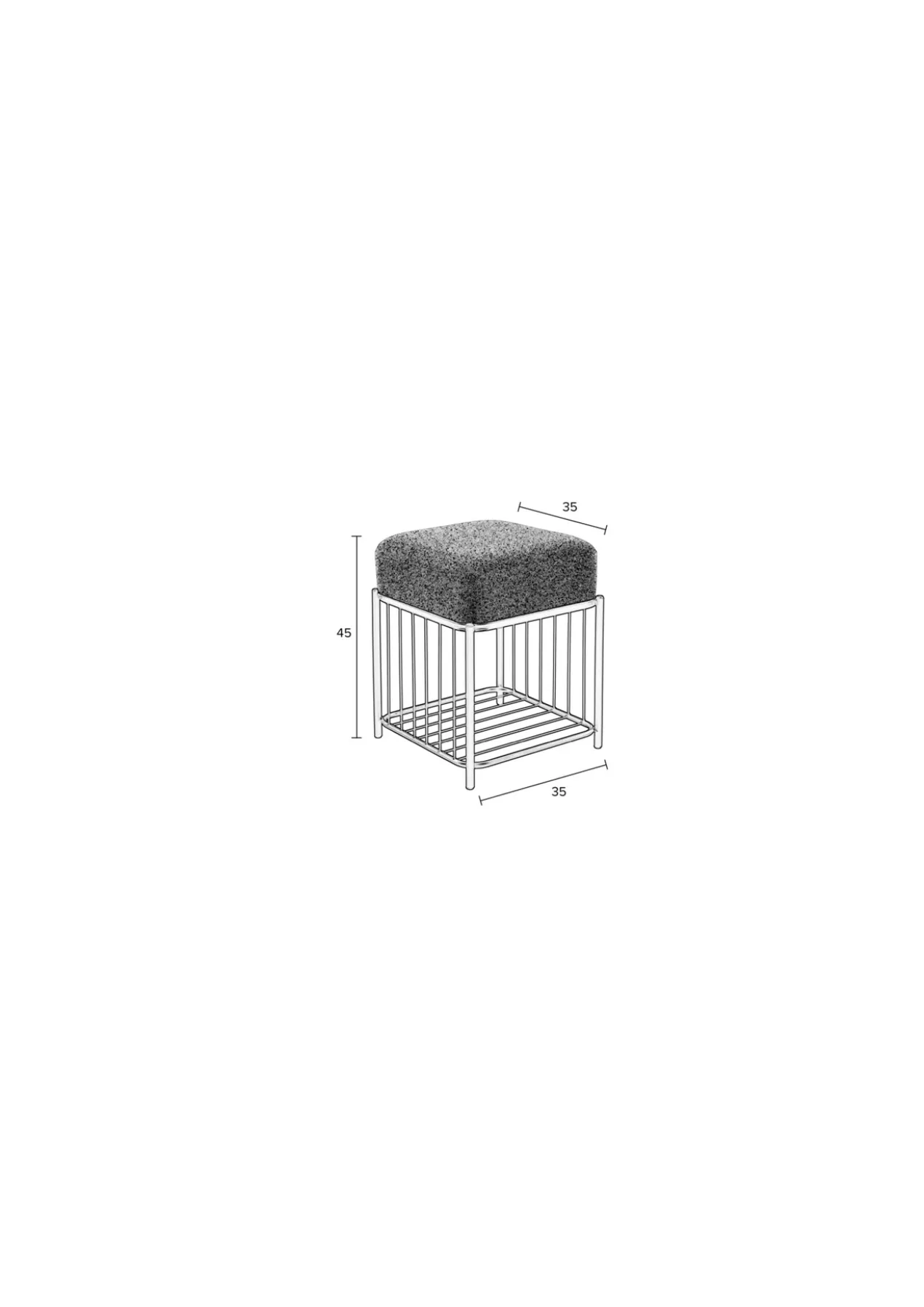 Housecraft living kruk Milou Housecraft living Milou Kruk Vierkant