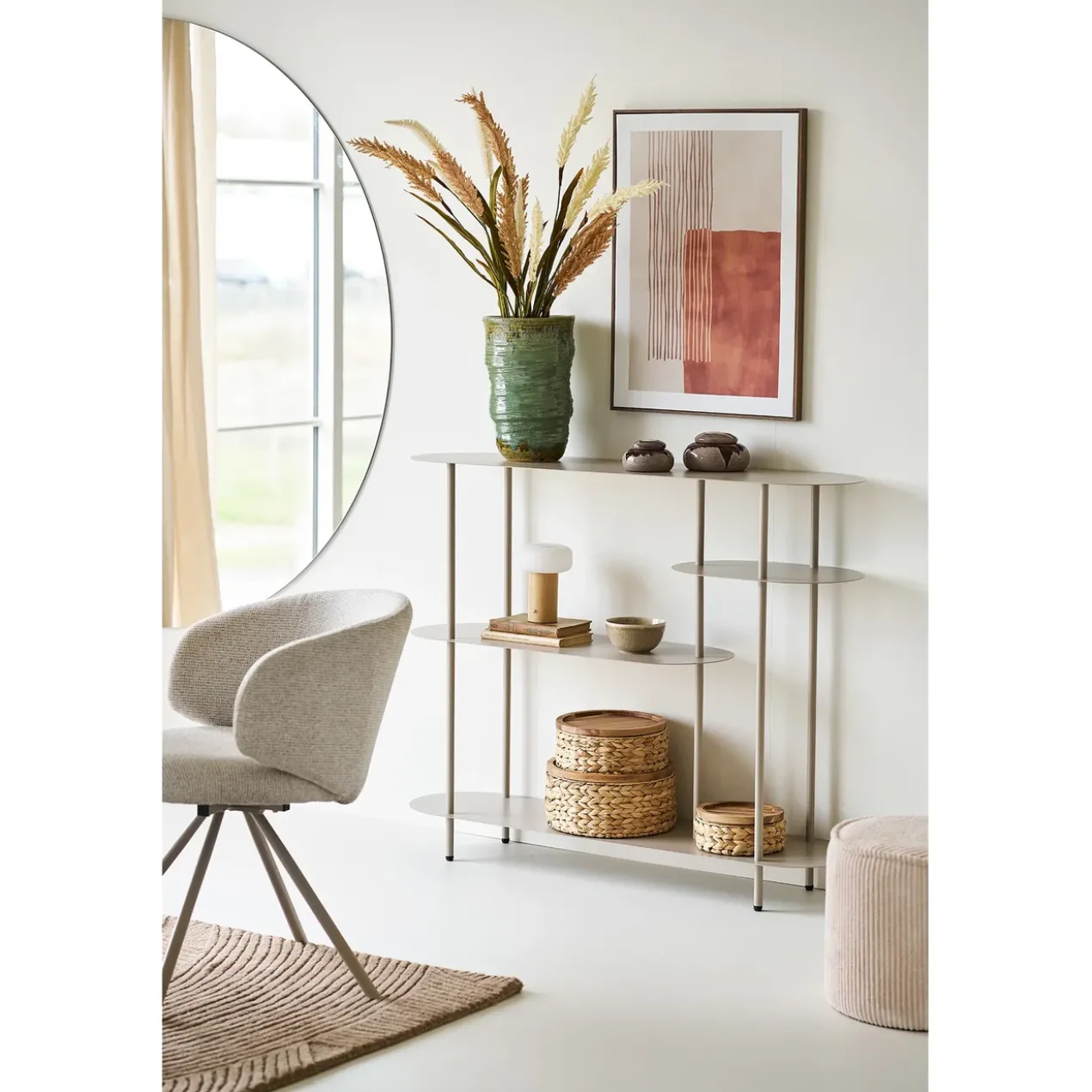House Nordic Wandkast Rieti a-symetrisch 4 shelves
