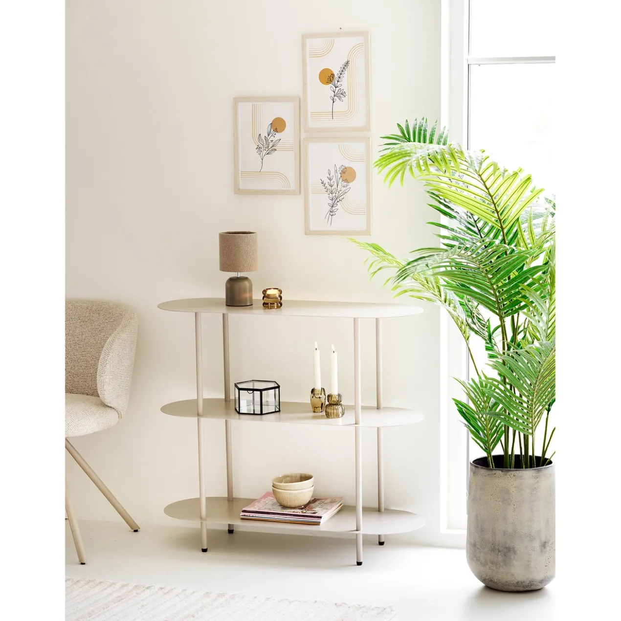 House Nordic Wandkast Rieti Shelving unit 3 shelves