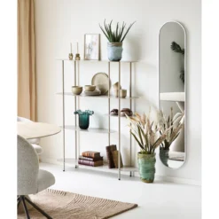 House Nordic Wandkast Rieti 5 shelves a sym.