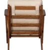 Houston fauteuil boucle/hout naturel
