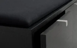 Houten bank Confetti zwart