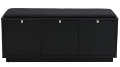 Houten bank Confetti zwart