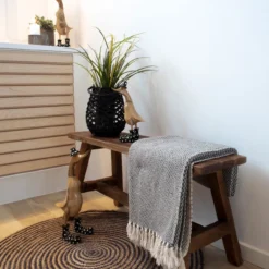 Houten bankje Jules medium Bruin - driftwood