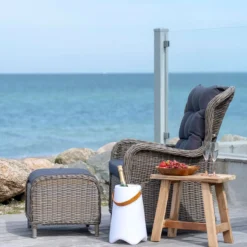 Houten bankje Jules small Naturel