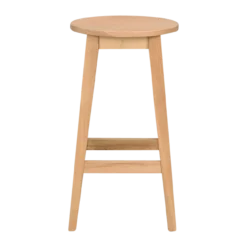 Houten barkruk Austin - zithoogte 65 cm Austin houten barkruk naturel- 65 cm