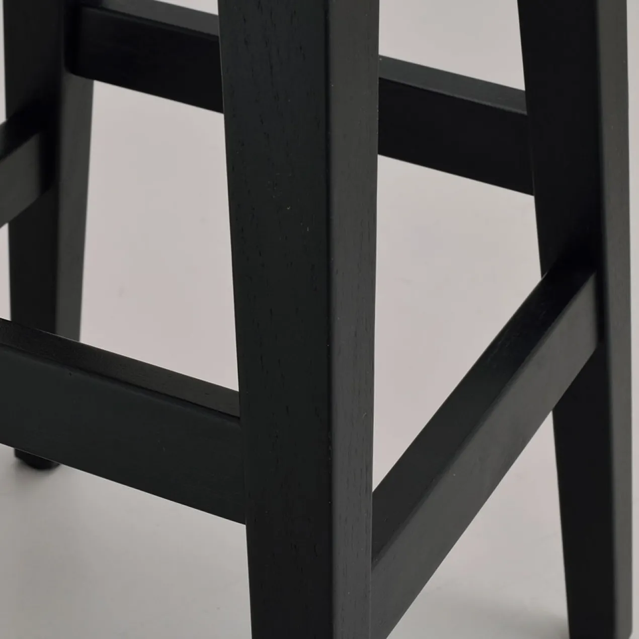 Houten barkruk Austin zwart - zithoogte 65 cm