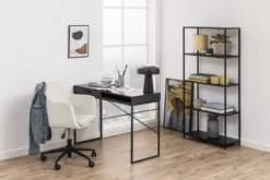 Houten bureau Vic - met opbergvak Naturel