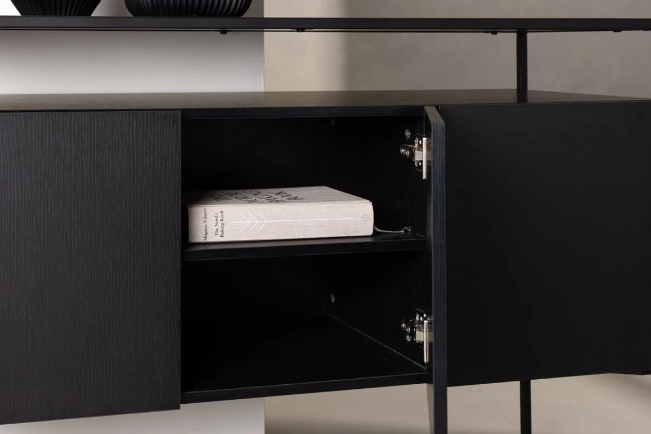 Houten dressoir Cedric Zwart