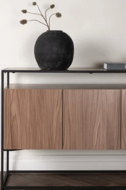 Houten dressoir Cedric Zwart