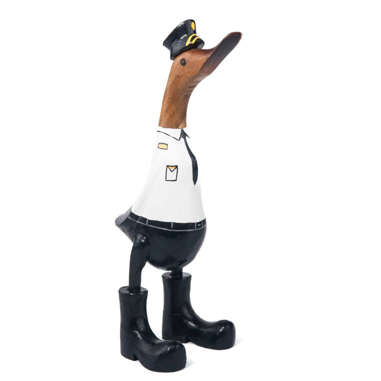 Houten eend piloot
