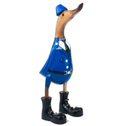 Houten eend politie agent