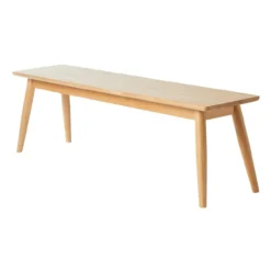 Houten eetkamerbank Boas Naturel