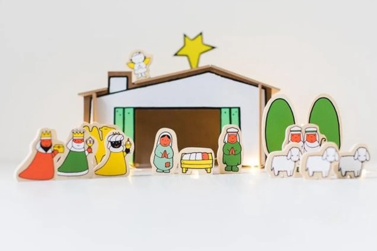 Houten kerststal, Dick Bruna