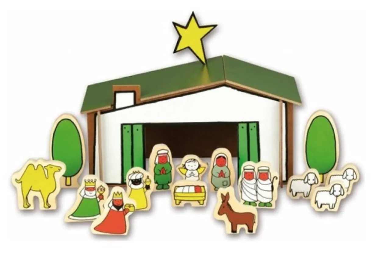Houten kerststal, Dick Bruna