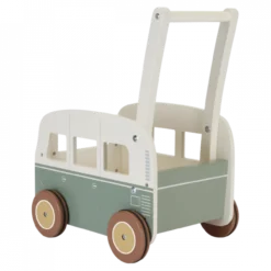 Houten loopwagen